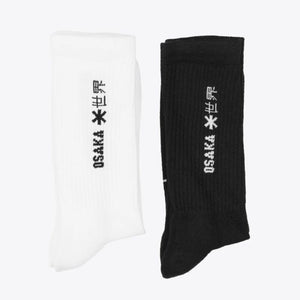 Chaussettes Osaka Blanc / Noir - Esprit Padel Shop