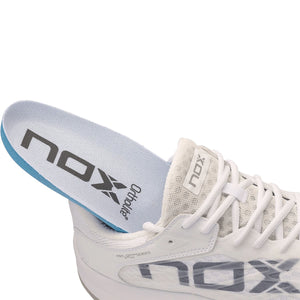 Chaussures de padel Unisex Nox AT10 Lux Blanc Gris - Esprit Padel Shop
