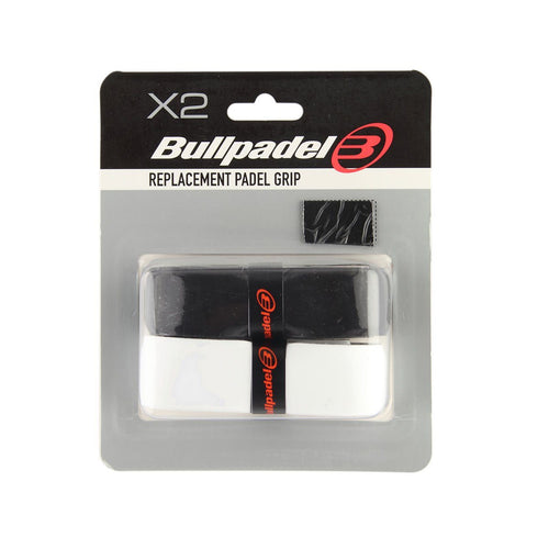 Grip de remplacement bullpadel noir et blanc 