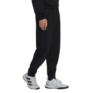 Pantalon de survêtement HK6469 Adidas Clubhouse Noir cote - Esprit Padel Shop