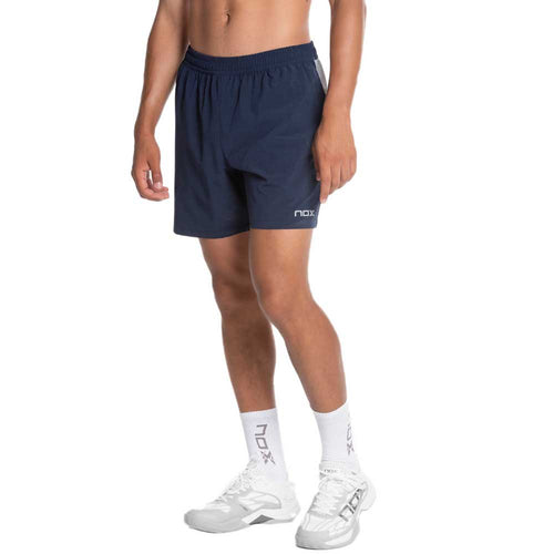 Short nox Team Bleu homme face - Esprit Padel Shop