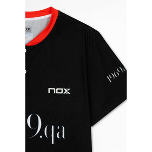 T-shirt réplique officiel Nox AT10 Noir zoom - Esprit Padel Shop