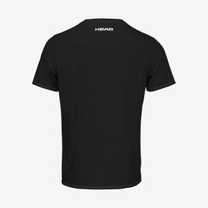 T-shirt Head Padel Typo Noir Junior - Esprit Padel Shop