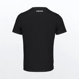 T-shirt Head Padel Typo Noir - Esprit Padel Shop