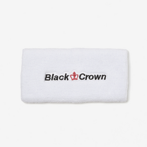 Poignets éponge Black Crown Long Blanc x2 - Esprit Padel Shop