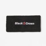 Poignets éponge Black Crown noir x2 long - Esprit Padel Shop
