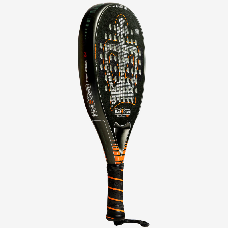 Raquette de padel Black Crown piton Attack 16K 3q - Esprit Padel Shop