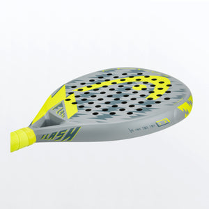 raquette de padel head flash jaune gris 2022 plongée 2