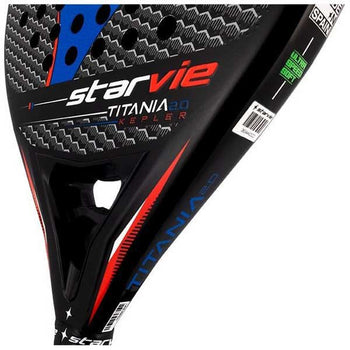 Star Vie Titania Kepler Speed 2.0 2023 Paddel – Für Fortgeschrittene, Rund, 350-385 G, Mit Carbon & Glasfaser