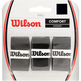 Surgrips x3 Wilson Pro Overgrip Comfort Noir - Esprit Padel Shop