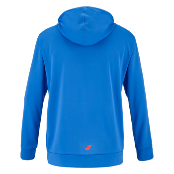 Sweat Babolat Padel Hood Bleu homme dos - Esprit Padel Shop