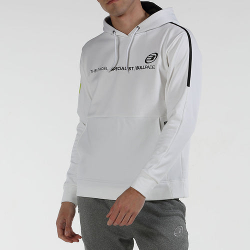 Sweat Bullpadel Lipis Blanc - Esprit Padel Shop