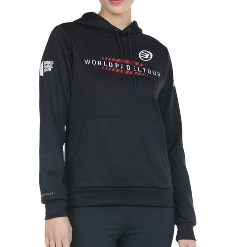 sweat à capuche de padel bullpadel renieba bleu world padel tour 