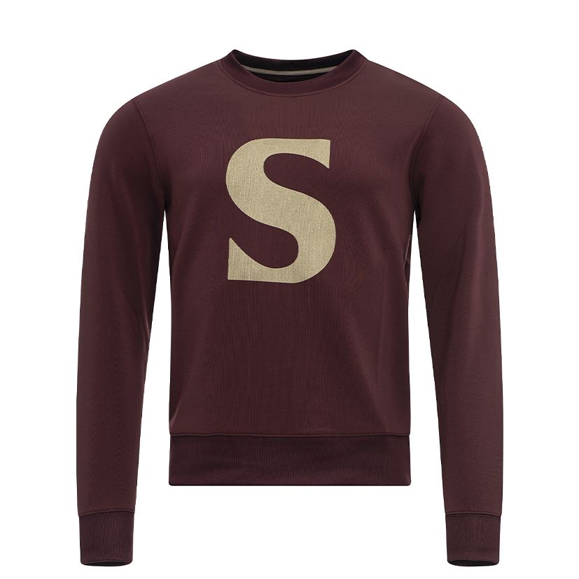 Slazenger The S Crewneck Harvard Red Sweatshirt - Esprit Padel Shop