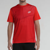 T-shirt Bullpadel Afile rouge face - Esprit Padel Shop