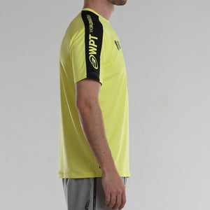 T-shirt Bullpadel Liron Jaune Cote - Esprit Padel Shop