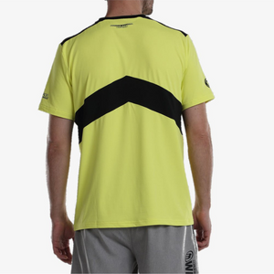 T-shirt Bullpadel Lugre jaune dos - Esprit Padel Shop