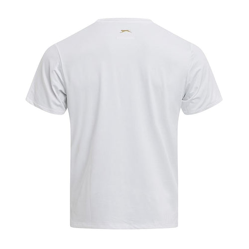 T-shirt S crew Blanc Slazenger dos