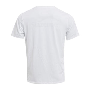 t-shirt tim tee blanc slazenger dos