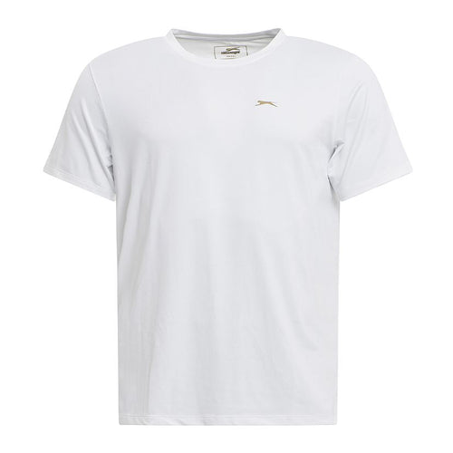 t-shirt tim tee blanc slazenger face