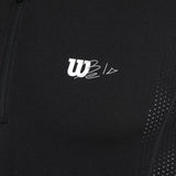 T-shirt Wilson Bela Seamless Zip 2.0 noir bela - Esprit Padel Shop