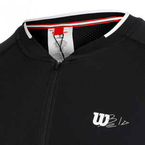 T-shirt Wilson Bela Seamless Zip 2.0 noir col - Esprit Padel Shop