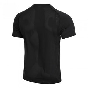 T-shirt Wilson Bela Seamless Zip 2.0 noir dos - Esprit Padel Shop