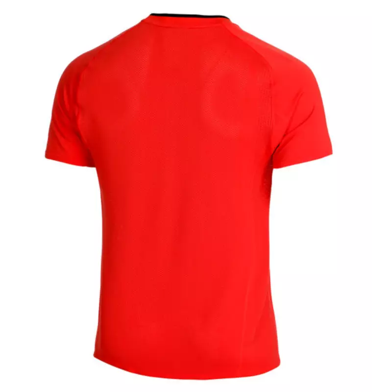 T-shirt Wilson Serie M seamless half zip rouge bela w91m314123wrdb dos- Esprit Padel Shop