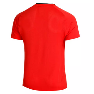 T-shirt Wilson Serie M seamless half zip rouge bela w91m314123wrdb dos- Esprit Padel Shop